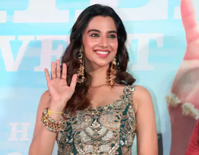 Meenakshi Chaudhary at Anaganaga Oka Raju Trailer Launch